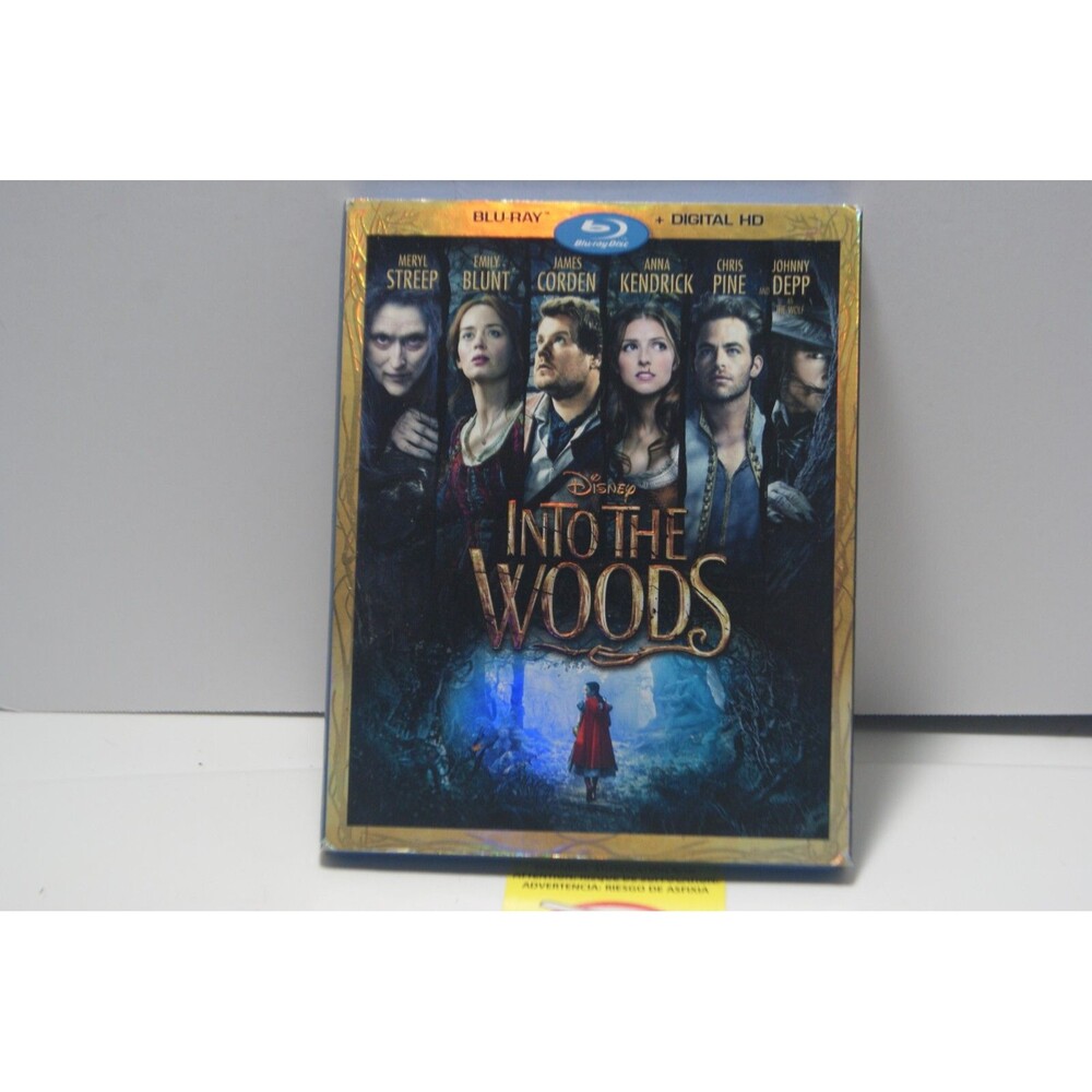 Into the Woods  [Blu-ray] -Disney AllStar Cast Fairy Stories Come to Life Comedy